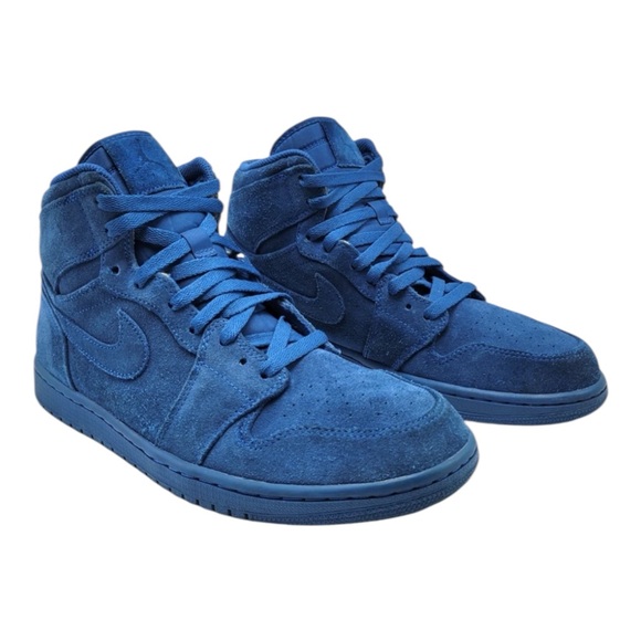 Jordan Other - Nike Air Jordan 1 Retro Blue Suede 332550-404 Mens Size 9